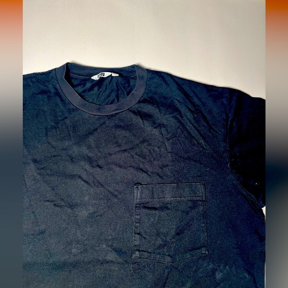 BLACK BOXY MENS UNIQLO T SHIRT - Picture 4 of 4